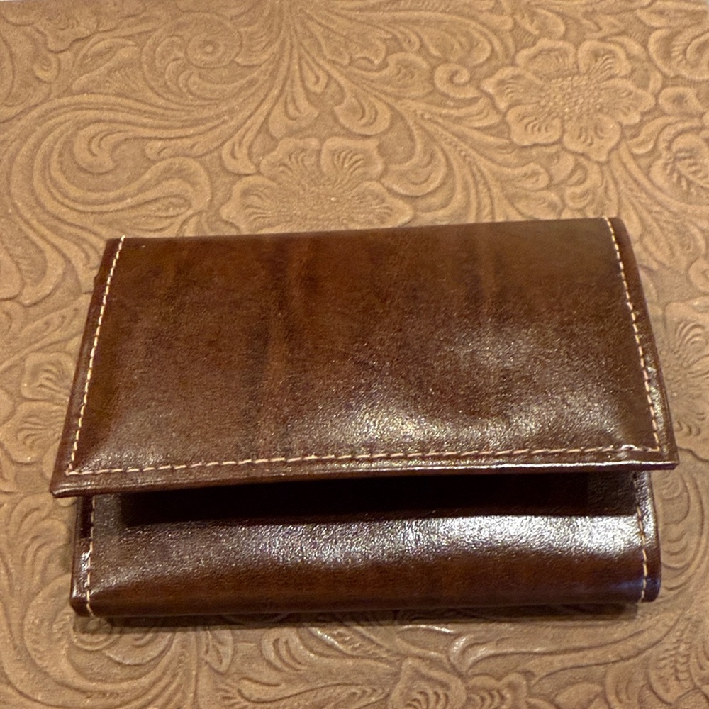 VINTAGE Di Lido Brown Leather Wallet